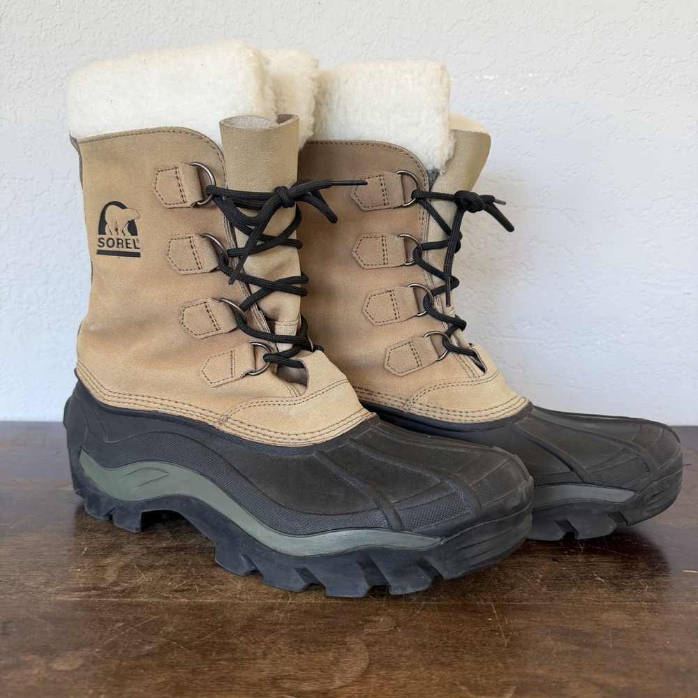 Sorel Chilanko II Men's Waterproof Insulated Suede Snow Winter Boots Sz 10